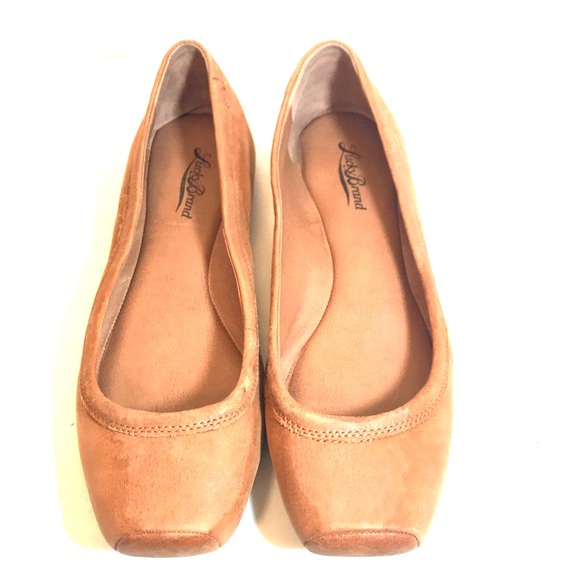 Lucky Brand Shoes - Lucky Brand Santana Brown Leather Flats 9B/39 GUC